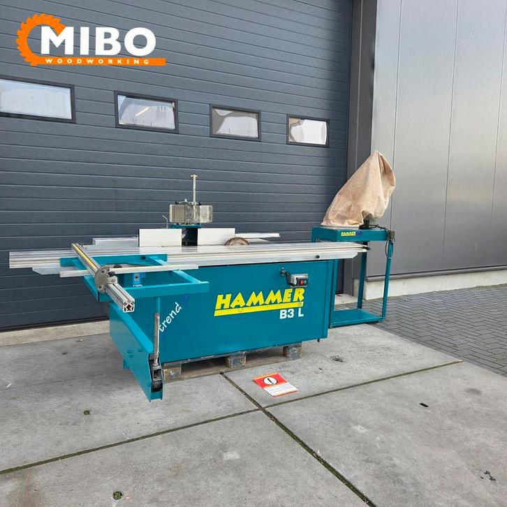 Hammer felder formaatzaag + frees + afzuiger ** set, Doe-het-zelf en Verbouw, Gereedschap | Zaagmachines, Zo goed als nieuw, Overige typen