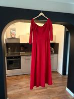 Rode galajurk off shoulder met split 42, Kleding | Dames, Ophalen of Verzenden, Zo goed als nieuw, Rood, Galajurk