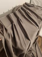 Dubbele plooi overgordijnen grijs, Ophalen, 200 cm of meer, Zo goed als nieuw, 200 cm of meer