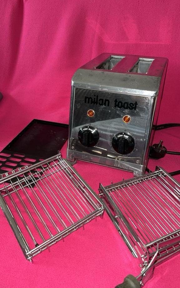Vintage Professioneel Tosti-ijzer Milan Toast 700X, Witgoed en Apparatuur, Broodroosters, Gebruikt, Ophalen