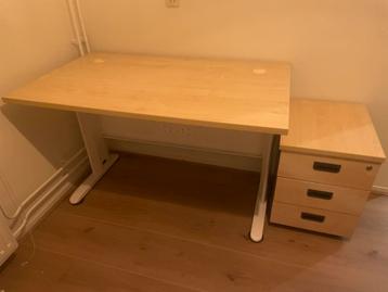 Bureau met ladekastje - Prima staat! beschikbaar voor biedingen