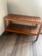 Houten Schoenenrek - 2 Niveaus, Ophalen, Gebruikt