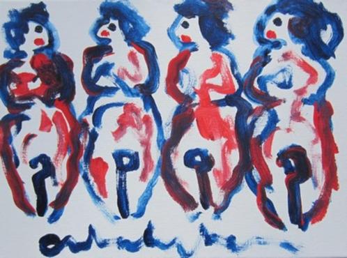 doeken ===Anton Heyboer 1924-2005===grote collectie, Antiek en Kunst, Kunst | Schilderijen | Modern, Ophalen of Verzenden