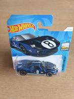 Ford GT-40  kleur Blauw  Hotwheels, Hobby en Vrije tijd, Modelauto's | Overige schalen, Nieuw, Ophalen of Verzenden, Auto, Hotwheels