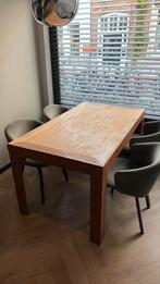 Eikenhouten eettafel, Huis en Inrichting, Tafels | Eettafels, Ophalen, Gebruikt, 50 tot 100 cm, 150 tot 200 cm