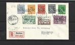 Finland 1941 serie ITA-KARJALA op aangetekende brief, Postzegels en Munten, Brieven en Enveloppen | Buitenland, Verzenden, Brief