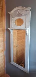 Passpiegel brocante, Antiek en Kunst, Ophalen, Rechthoekig, 50 tot 100 cm, 100 tot 150 cm