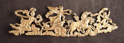 Verguld antiek bronzen sierornament, Antiek en Kunst, Antiek | Koper en Brons, Verzenden