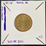 Die crack error 10 eurocent Duitsland 2002 A XF, Ophalen of Verzenden, Duitsland, 10 cent, Losse munt