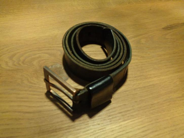 G STAR RAW zwarte leren riem:, Kleding | Heren, Riemen en Ceinturen, Zo goed als nieuw, Riem of Ceintuur, 95 tot 105 cm, Zwart