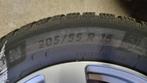 Winterbanden met velg Volvo V40 205/55/16, Auto-onderdelen, Banden en Velgen, Ophalen, Gebruikt, 16 inch, Banden en Velgen