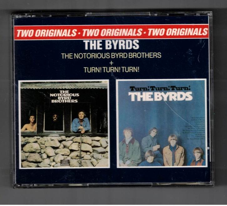 THE BYRDS 2CD Notorious Byrd Brothers + Turn! Turn! Turn!, Cd's en Dvd's, Cd's | Pop, Zo goed als nieuw, 1960 tot 1980, Ophalen of Verzenden