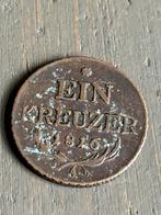 1 Kreuzer 1816 Oostenrijk, Postzegels en Munten, Munten | Europa | Niet-Euromunten, Oostenrijk, Losse munt, Verzenden
