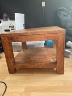 Salontafel Teak, Ophalen, Gebruikt, 50 tot 100 cm, Rechthoekig