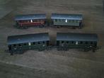 Marklin HO 4 Personenwagons, Wisselstroom, Gebruikt, Wagon, Ophalen of Verzenden
