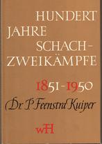Hundert Jahre Schachzweikämpfe - Dr. P. Feenstra Kuiper, Gelezen, Dr. P. Feenstra Kuiper, Ophalen of Verzenden, Denksport
