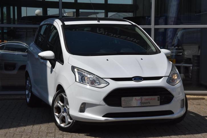 Ford B-Max 1.0 EcoBoost Titanium Airco Elek. Ramen Leder 1st, Auto's, Ford, Bedrijf, Te koop, B-Max, ABS, Airbags, Airconditioning
