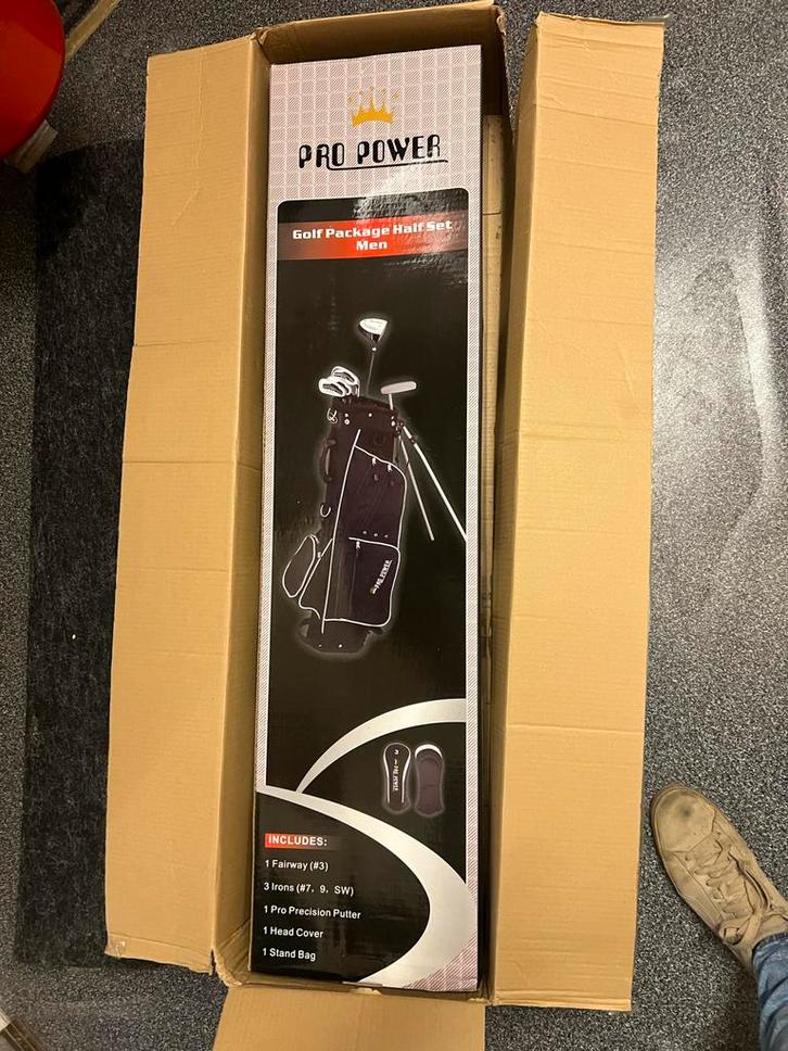 Pro Power Golfset Half Set Heren Rechtshandig Nieuw, Sport en Fitness, Golf, Nieuw, Set, Overige merken, Ophalen of Verzenden