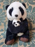 Hema panda knuffel met jong, Ophalen of Verzenden, Zo goed als nieuw, Overige typen