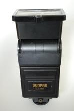 Sunpak BZ260 flitser vintage, Ophalen, Zo goed als nieuw, Overige merken, Kantelbaar