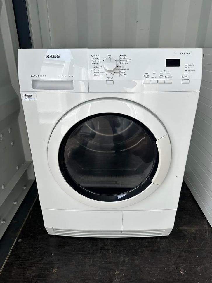 Keurige Aeg lavatherm condens droger 8Kg Garantie📞🚚✅, Witgoed en Apparatuur, Wasdrogers, Zo goed als nieuw, Condens, Voorlader