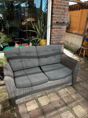 loungeset 4 persoons antraciet beschikbaar voor biedingen