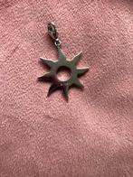 Zinzi Zilveren Zon Hanger met Zirkonia, Overige voorstellingen, Ophalen of Verzenden, Zo goed als nieuw, Met edelsteen
