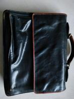 Echt leren attache tas A4 - Zwart/Bruin, Ophalen of Verzenden, 14 inch, Gebruikt, Aktetas