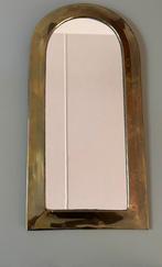 Vintage spiegel met messing omlijsting, Huis en Inrichting, Verzenden, Gebruikt, Minder dan 50 cm, Minder dan 100 cm