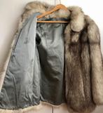 Dames vintage bontjas van poolvos, Kleding | Dames, Jassen | Winter, Ophalen of Verzenden, Maat 36 (S), Grijs, Onbekend