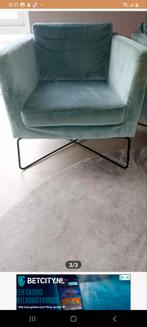 Fauteuils turquoise, Huis en Inrichting, Fauteuils, Ophalen, Gebruikt