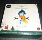 Nieuwe set om sneeuwpopje te haken, Hobby en Vrije tijd, Breien en Haken, Ophalen of Verzenden, Nieuw, Haken, Patroon of Boek
