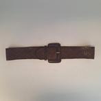 Lederen brede bruine dames riem, 85cm, Kleding | Dames, Riemen en Ceinturen, 80 tot 90 cm, Echt leder, Ophalen of Verzenden, Gedragen