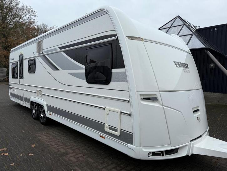 Fendt Brillant 700 TF | 2016 | Douche | Airco | Topklasse!, Caravans en Kamperen, Caravans, Bedrijf, tot en met 4, 1500 - 2000 kg
