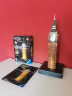 Ravensburger 3D puzzel: Big Ben Night Edition – 216 stukjes, Ophalen of Verzenden, Minder dan 500 stukjes, Zo goed als nieuw, Rubik's of 3D-puzzel
