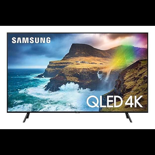 Samsung 55 inch QLED TV + Soundbar & Achterspeakers, Audio, Tv en Foto, Televisies, Zo goed als nieuw, QLED, 100 cm of meer, 4k (UHD)