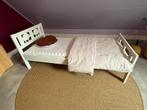 Ikea peuterbed type KRITTER incl lattenbodem UNDERLIG wit, Kinderen en Baby's, Kinderkamer | Bedden, 70 tot 85 cm, Zo goed als nieuw