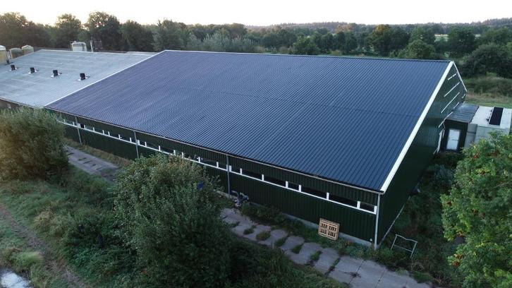 Stalen staalconstructie – agrarische loods ca. 40x37,5 meter, Doe-het-zelf en Verbouw, Metalen, Gebruikt, IJzer, Ophalen