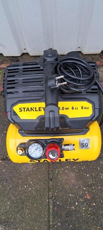 Nieuwe Stanley compressor met 6 ltr tank beschikbaar voor biedingen