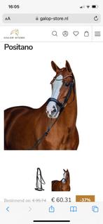 Horze Positano anatomisch hoofdstel lage neusriem Cob, Dieren en Toebehoren, Paarden en Pony's | Hoofdstellen en Tuigage, Nieuw