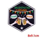 Emblemen Kruikenstad Tilburg carnaval strijkbaar, Ophalen of Verzenden, Nieuw, Feestartikel, Carnaval