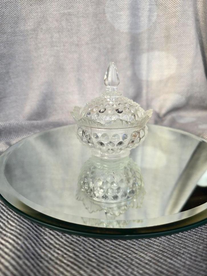 Anchor Hocking Wexford Suikerpot met Deksel, Antiek en Kunst, Antiek | Glas en Kristal, Ophalen of Verzenden