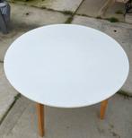 Rond JYSK tafeltje - diameter 105cm, Ophalen of Verzenden, Gebruikt, Rond, Hout