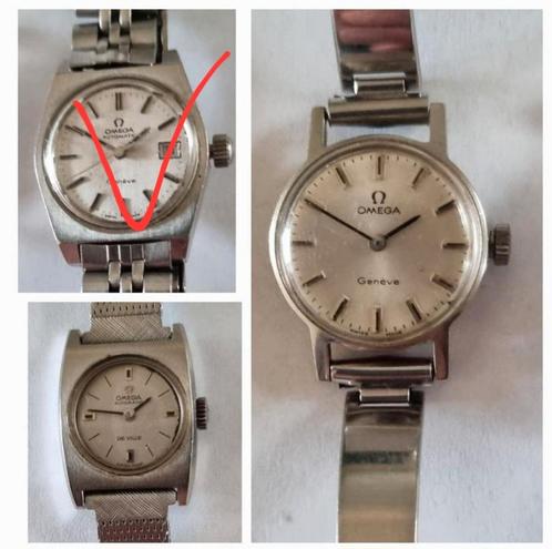 Omega horloges, Sieraden, Tassen en Uiterlijk, Horloges | Dames, Zo goed als nieuw, Polshorloge, Overige merken, Staal, Staal