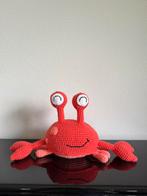 Gehaakte krab knuffel, Kinderen en Baby's, Speelgoed | Knuffels en Pluche, Ophalen of Verzenden, Zo goed als nieuw, Overige typen