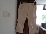 Leuke beige 7/8 stretch broek van Cambio maat 36/38, Ophalen of Verzenden, Zo goed als nieuw, Maat 36 (S), Beige