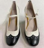 Flapper Mary Jane Next Pumps pump met hakken 38 zwart-wit, Kleding | Dames, Pumps, Wit, Ophalen of Verzenden, Zo goed als nieuw