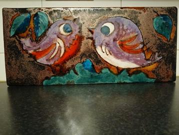 Ruscha fat lava wandbord jaren 60-70  beschikbaar voor biedingen