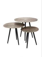 Salontafels vittorio 3 stuks goud, Ophalen, Nieuw, Rond, Minder dan 50 cm