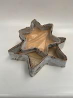 2 houten ster bakjes. Berken., Ophalen of Verzenden, Nieuw